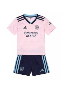 Fotbalové Dres Arsenal Dětské Třetí Oblečení 2022-23 Krátký Rukáv (+ trenýrky)
